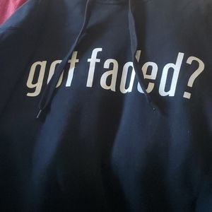 Vintage Black Got Faded Hoodie